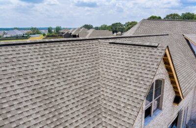 roof of a residential home